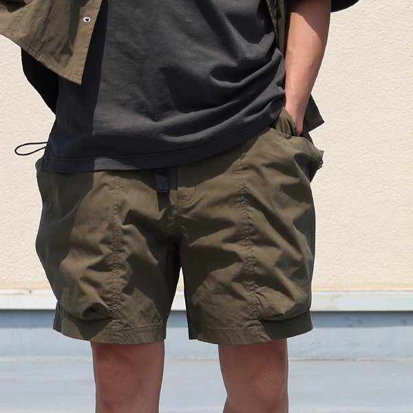 画像12: 綿ナイロンキャンバス サイドドローコード ビックポケット カーゴ イージーショーツ /Audience