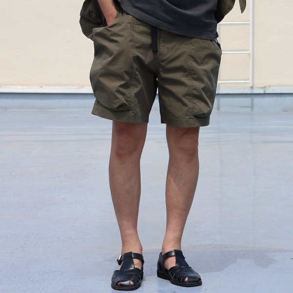 画像3: 綿ナイロンキャンバス サイドドローコード ビックポケット カーゴ イージーショーツ /Audience