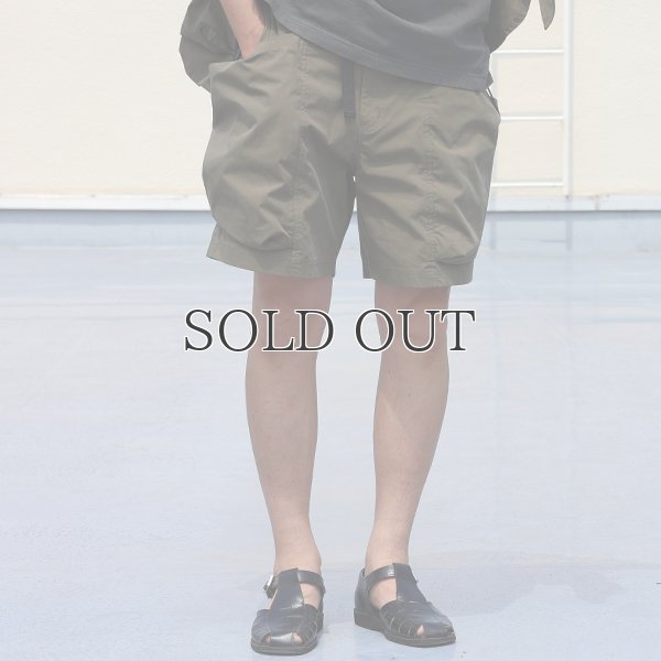 画像3: 綿ナイロンキャンバス サイドドローコード ビックポケット カーゴ イージーショーツ /Audience