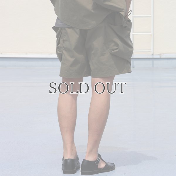画像6: 綿ナイロンキャンバス サイドドローコード ビックポケット カーゴ イージーショーツ /Audience