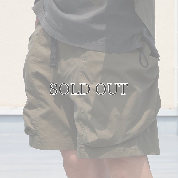 画像7: 綿ナイロンキャンバス サイドドローコード ビックポケット カーゴ イージーショーツ /Audience