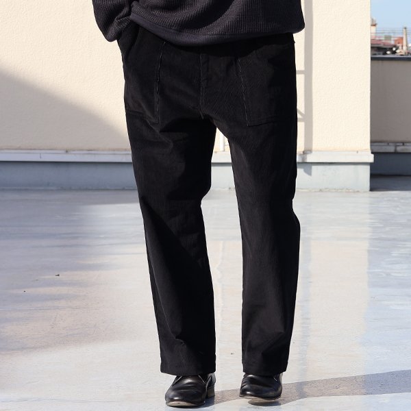 画像2: 14W（ウェル）コットン コーデュロイ 「マンチェスター」ベイカー イージー ワイドパンツ【MADE IN JAPAN】『日本製』【送料無料】/ Upscape Audience