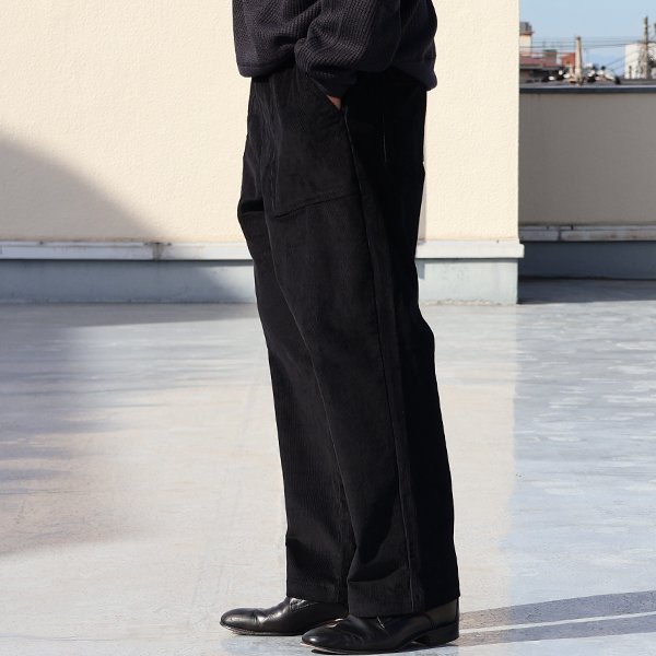 画像4: 14W（ウェル）コットン コーデュロイ 「マンチェスター」ベイカー イージー ワイドパンツ【MADE IN JAPAN】『日本製』【送料無料】/ Upscape Audience