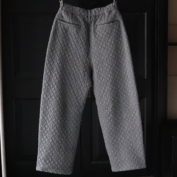 画像13: 「尾州」コットンキルト 1タック バルーン イージーパンツ『日本製』【送料無料】 / Upscape Audience