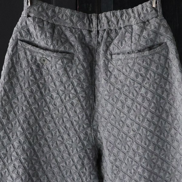 画像17: 「尾州」コットンキルト 1タック バルーン イージーパンツ『日本製』【送料無料】 / Upscape Audience