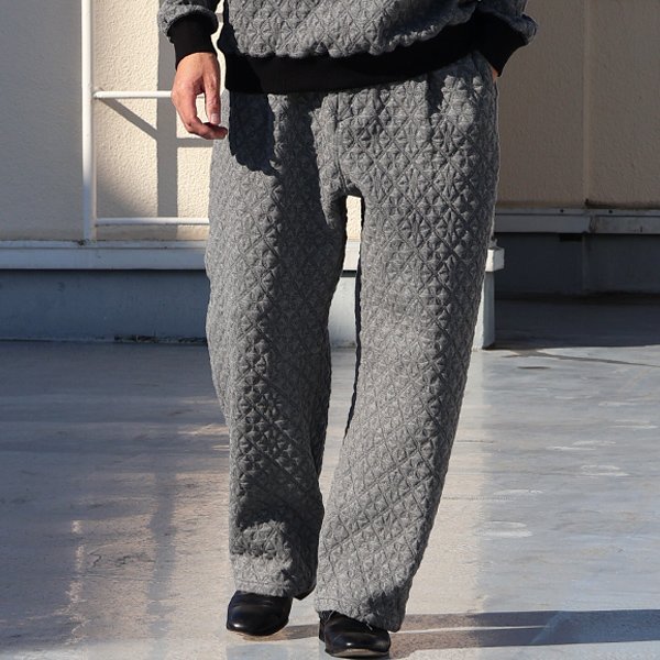 画像2: 「尾州」コットンキルト 1タック バルーン イージーパンツ『日本製』【送料無料】 / Upscape Audience