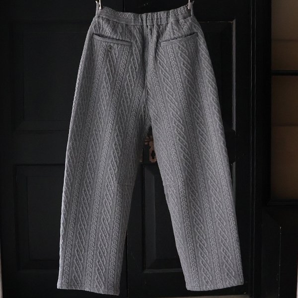 画像9: 「尾州」コットンキルト 1タック バルーン イージーパンツ『日本製』【送料無料】 / Upscape Audience
