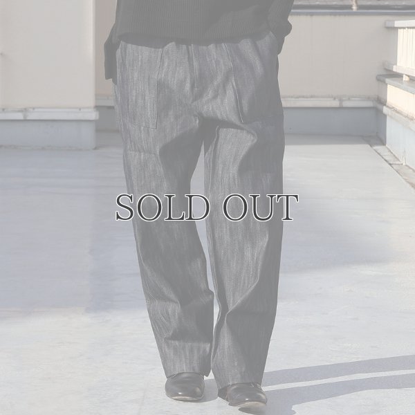 画像2: 「備後」 11オンス セルヴィッチ 赤耳デニム ベイカーワイド イージーパンツ【MADE IN JAPAN】『日本製』【送料無料】/ Upscape Audience