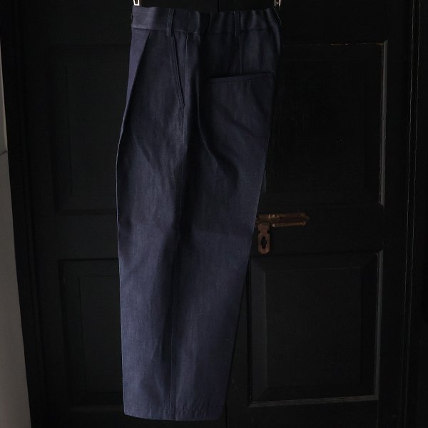 画像4: 「備後」11oz セルヴィッチ 赤耳デニム 1タック ワイド バレル イージーパンツ【MADE IN JAPAN】『日本製』【送料無料】/ Upscape Audience