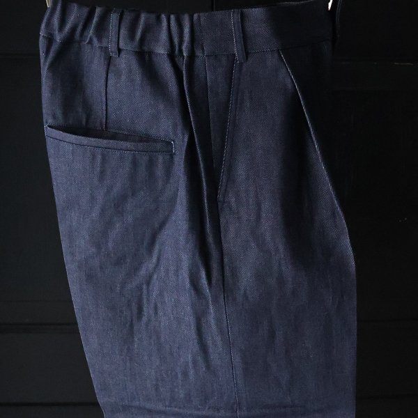 画像9: 「備後」11oz セルヴィッチ 赤耳デニム 1タック ワイド バレル イージーパンツ【MADE IN JAPAN】『日本製』【送料無料】/ Upscape Audience