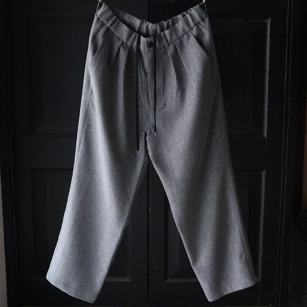 画像10: LANATEC® (ラナテック) TECH メランジヘリンボンツィード 2タック イージー ワイドパンツ【MADE IN JAPAN】『日本製』【送料無料】/ Upscape Audience