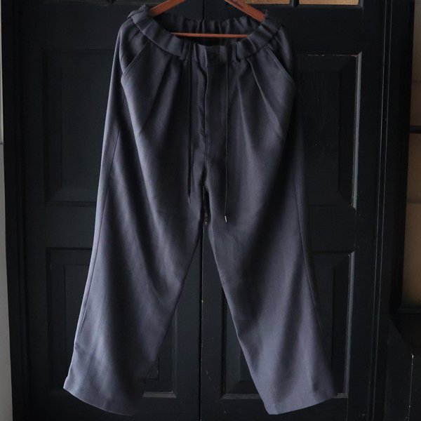 画像6: LANATEC® (ラナテック) TECH メランジヘリンボンツィード 2タック イージー ワイドパンツ【MADE IN JAPAN】『日本製』【送料無料】/ Upscape Audience