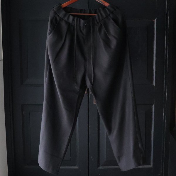 画像8: LANATEC® (ラナテック) TECH メランジヘリンボンツィード 2タック イージー ワイドパンツ【MADE IN JAPAN】『日本製』【送料無料】/ Upscape Audience