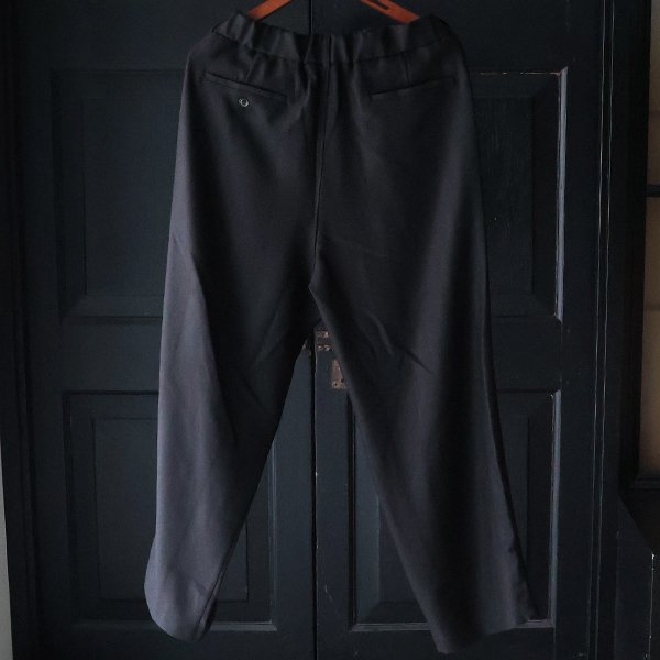 画像9: LANATEC® (ラナテック) TECH メランジヘリンボンツィード 2タック イージー ワイドパンツ【MADE IN JAPAN】『日本製』【送料無料】/ Upscape Audience