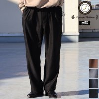 LANATEC® (ラナテック) TECH メランジヘリンボンツィード 2タック イージー ワイドパンツ【MADE IN JAPAN】『日本製』【送料無料】/ Upscape Audience