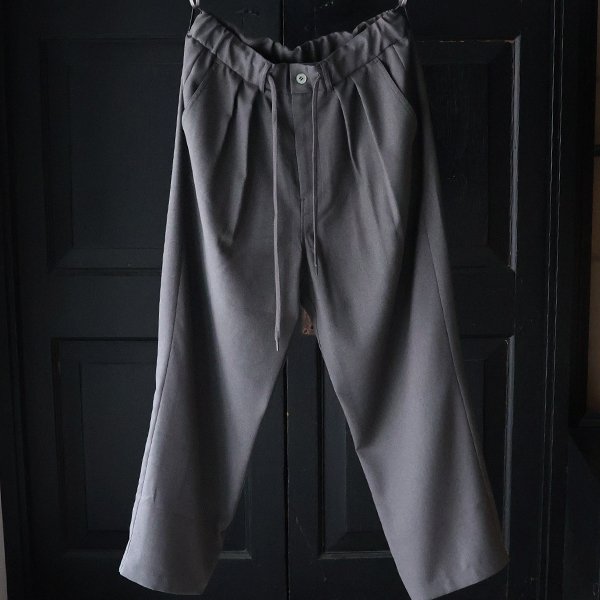 画像10: Naturemier TM (ナチュレミア) TECH メランジツイル 2タック ワイド イージーパンツ【MADE IN JAPAN】『日本製』【送料無料】/ Upscape Audience