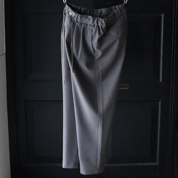 画像12: Naturemier TM (ナチュレミア) TECH メランジツイル 2タック ワイド イージーパンツ【MADE IN JAPAN】『日本製』【送料無料】/ Upscape Audience