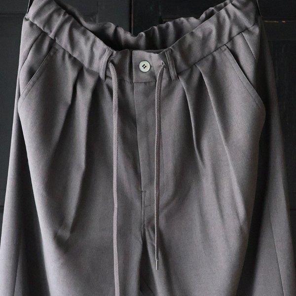 画像14: Naturemier TM (ナチュレミア) TECH メランジツイル 2タック ワイド イージーパンツ【MADE IN JAPAN】『日本製』【送料無料】/ Upscape Audience