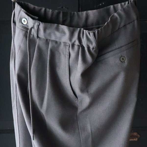 画像16: Naturemier TM (ナチュレミア) TECH メランジツイル 2タック ワイド イージーパンツ【MADE IN JAPAN】『日本製』【送料無料】/ Upscape Audience