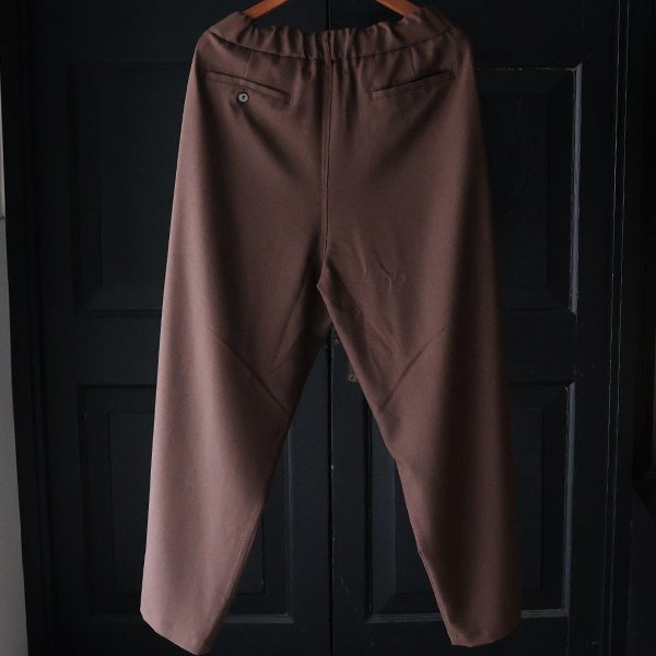 画像3: Naturemier TM (ナチュレミア) TECH メランジツイル 2タック ワイド イージーパンツ【MADE IN JAPAN】『日本製』【送料無料】/ Upscape Audience