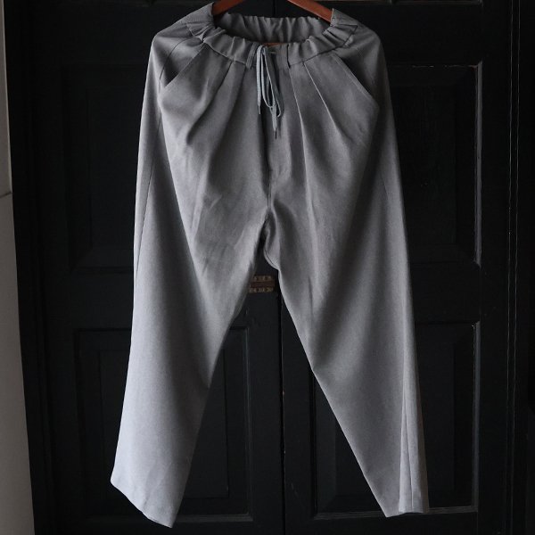 画像4: Naturemier TM (ナチュレミア) TECH メランジツイル 2タック ワイド イージーパンツ【MADE IN JAPAN】『日本製』【送料無料】/ Upscape Audience