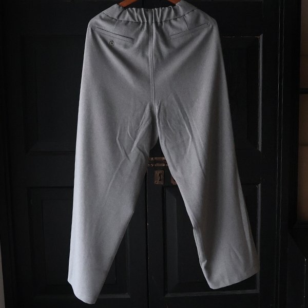 画像5: Naturemier TM (ナチュレミア) TECH メランジツイル 2タック ワイド イージーパンツ【MADE IN JAPAN】『日本製』【送料無料】/ Upscape Audience