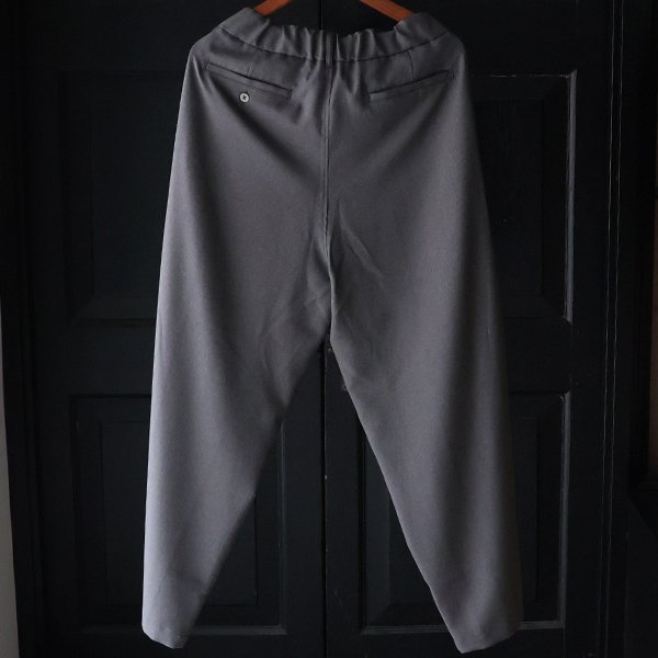 画像7: Naturemier TM (ナチュレミア) TECH メランジツイル 2タック ワイド イージーパンツ【MADE IN JAPAN】『日本製』【送料無料】/ Upscape Audience