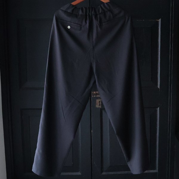 画像9: Naturemier TM (ナチュレミア) TECH メランジツイル 2タック ワイド イージーパンツ【MADE IN JAPAN】『日本製』【送料無料】/ Upscape Audience