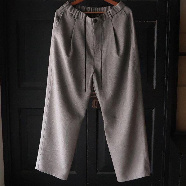 画像4: LANATEC® (ラナテック) TECH シャンブレーシャークスキン 1タック カーヴド イージーパンツ【MADE IN JAPAN】『日本製』【送料無料】/ Upscape Audience