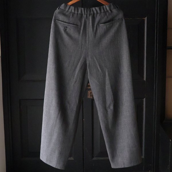 画像7: LANATEC® (ラナテック) TECH シャンブレーシャークスキン 1タック カーヴド イージーパンツ【MADE IN JAPAN】『日本製』【送料無料】/ Upscape Audience