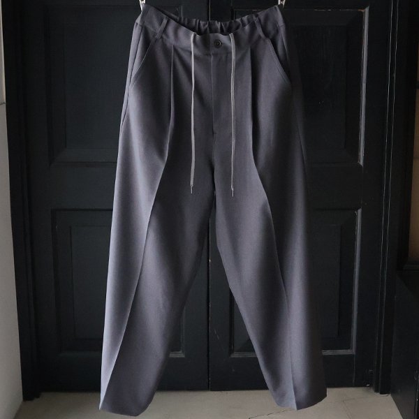 画像4: Naturemier（ナチュレミア）TECH ウールライクツイル 1タック ワイド バレル イージーパンツ【MADE IN JAPAN】『日本製』【送料無料】/ Upscape Audience