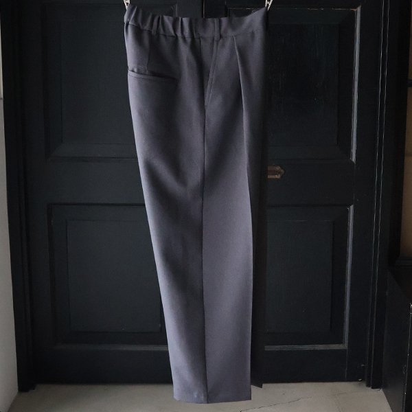 画像7: Naturemier（ナチュレミア）TECH ウールライクツイル 1タック ワイド バレル イージーパンツ【MADE IN JAPAN】『日本製』【送料無料】/ Upscape Audience