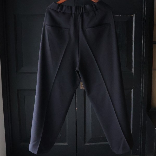 画像3: Naturemier（ナチュレミア）TECH ウールライクツイル 1タック ワイド バレル イージーパンツ【MADE IN JAPAN】『日本製』【送料無料】/ Upscape Audience