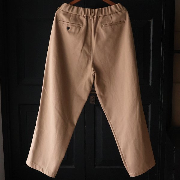 画像3: 「遠州」11オンス ヘビーカツラギ BOXタック ワイド イージーパンツ【MADE IN JAPAN】『日本製』【送料無料】/ Upscape Audience