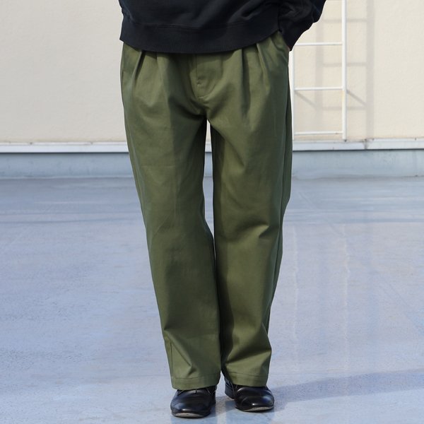 画像6: 「遠州」11オンス ヘビーカツラギ BOXタック ワイド イージーパンツ【MADE IN JAPAN】『日本製』【送料無料】/ Upscape Audience