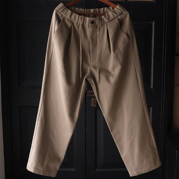 画像4: 「遠州」11オンス ヘビーカツラギ BOXタック ワイド イージーパンツ【MADE IN JAPAN】『日本製』【送料無料】/ Upscape Audience