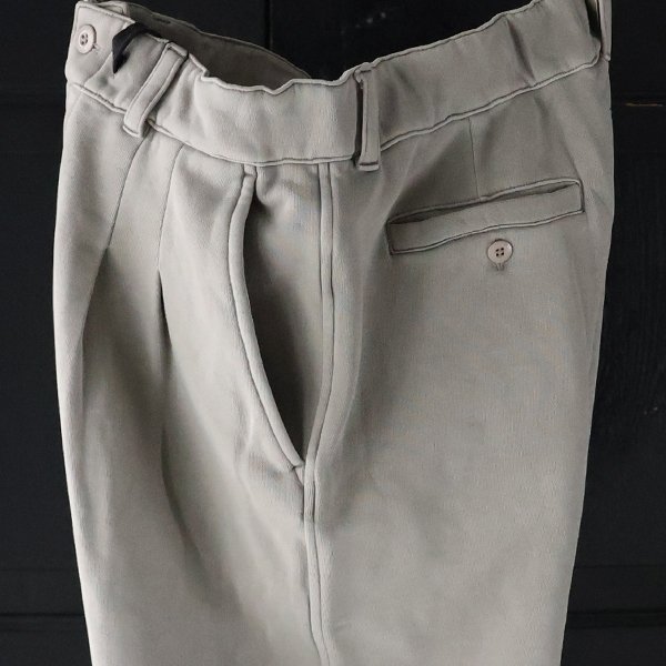 画像14: ピグメントヘビー裏起毛(14オンス)2タック イージーワイドパンツ / Audience