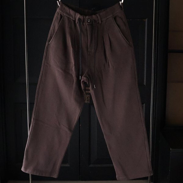 画像2: ピグメントヘビー裏起毛(14オンス)2タック イージーワイドパンツ / Audience