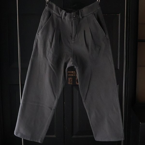 画像4: ピグメントヘビー裏起毛(14オンス)2タック イージーワイドパンツ / Audience