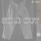 ピグメントヘビー裏起毛(14オンス)2タック イージーワイドパンツ / Audience