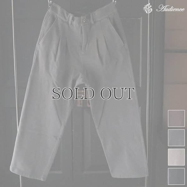 画像1: ピグメントヘビー裏起毛(14オンス)2タック イージーワイドパンツ / Audience