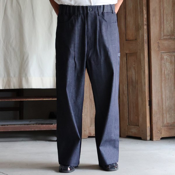 画像3: 「備後」8オンス ムラデニム ワイド イージーペインターパンツ【MADE IN JAPAN】『日本製』【送料無料】/ Upscape Audience