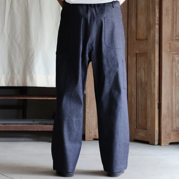画像5: 「備後」8オンス ムラデニム ワイド イージーペインターパンツ【MADE IN JAPAN】『日本製』【送料無料】/ Upscape Audience
