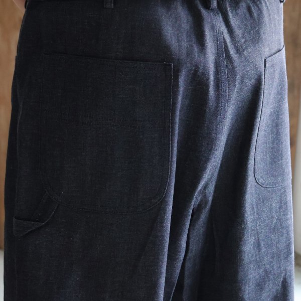 画像6: 「備後」8オンス ムラデニム ワイド イージーペインターパンツ【MADE IN JAPAN】『日本製』【送料無料】/ Upscape Audience