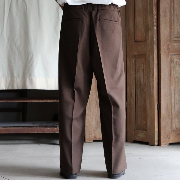 画像17: LANATEC® (ラナテック) TECH ウールライクツイル 2タック ワイドストレート イージーパンツ【MADE IN JAPAN】『日本製』【送料無料】/ Upscape Audience