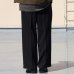 画像7: LANATEC® (ラナテック) TECH ウールライクツイル 2タック ワイドストレート イージーパンツ【MADE IN JAPAN】『日本製』【送料無料】/ Upscape Audience (7)