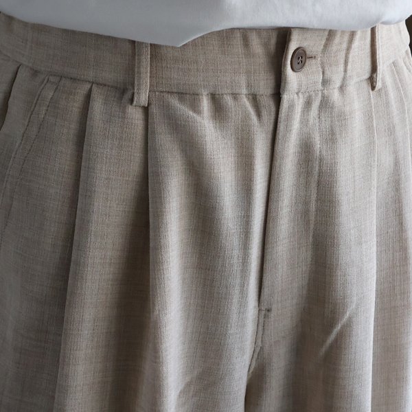 画像18: Reflax®(リフラクス) TECH リネンライクキャンバス 2タック ペグトップ ワイドテーパード イージーパンツ【MADE IN JAPAN】『日本製』/ Upscape Audience