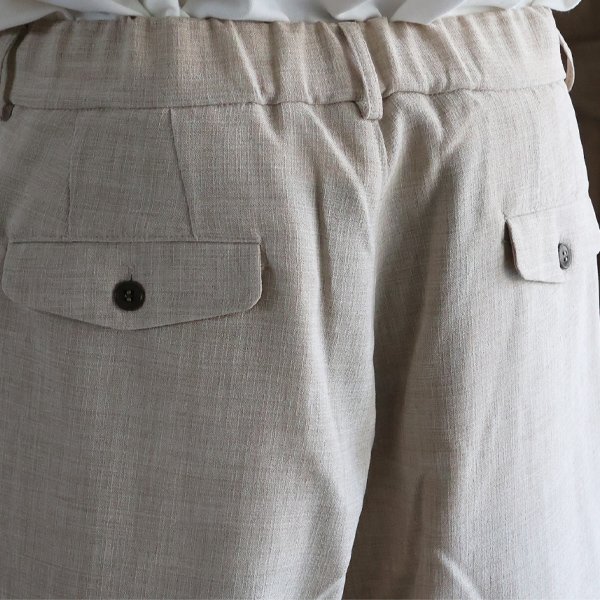 画像21: Reflax®(リフラクス) TECH リネンライクキャンバス 2タック ペグトップ ワイドテーパード イージーパンツ【MADE IN JAPAN】『日本製』/ Upscape Audience