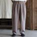 画像3: Reflax®(リフラクス) TECH リネンライクキャンバス 2タック ペグトップ ワイドテーパード イージーパンツ【MADE IN JAPAN】『日本製』/ Upscape Audience (3)