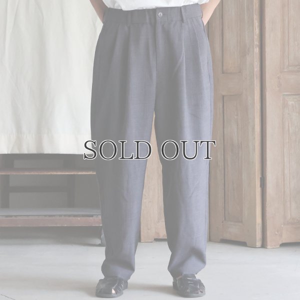 画像6: Reflax®(リフラクス) TECH リネンライクキャンバス 2タック ペグトップ ワイドテーパード イージーパンツ【MADE IN JAPAN】『日本製』/ Upscape Audience